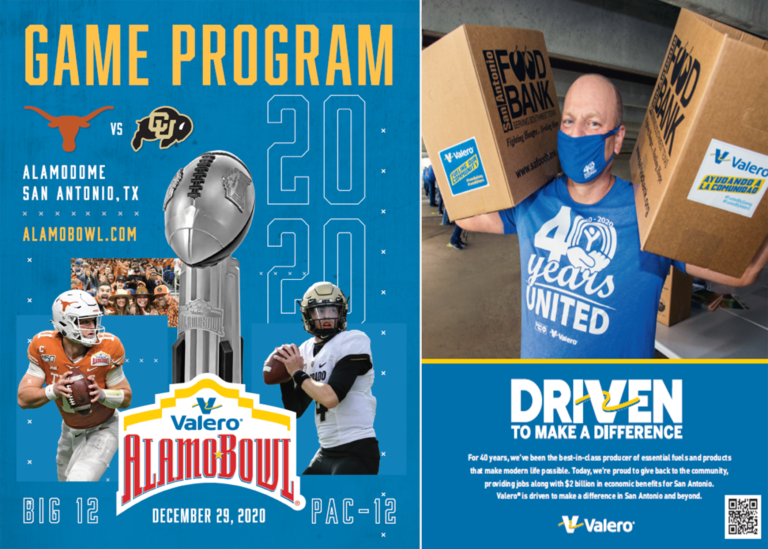 View the Valero Alamo Bowl Digital Game Program Valero Alamo Bowl