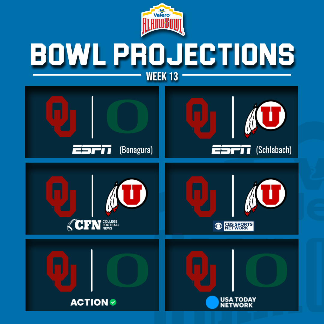 Week 13 Bowl Projections Valero Alamo Bowl