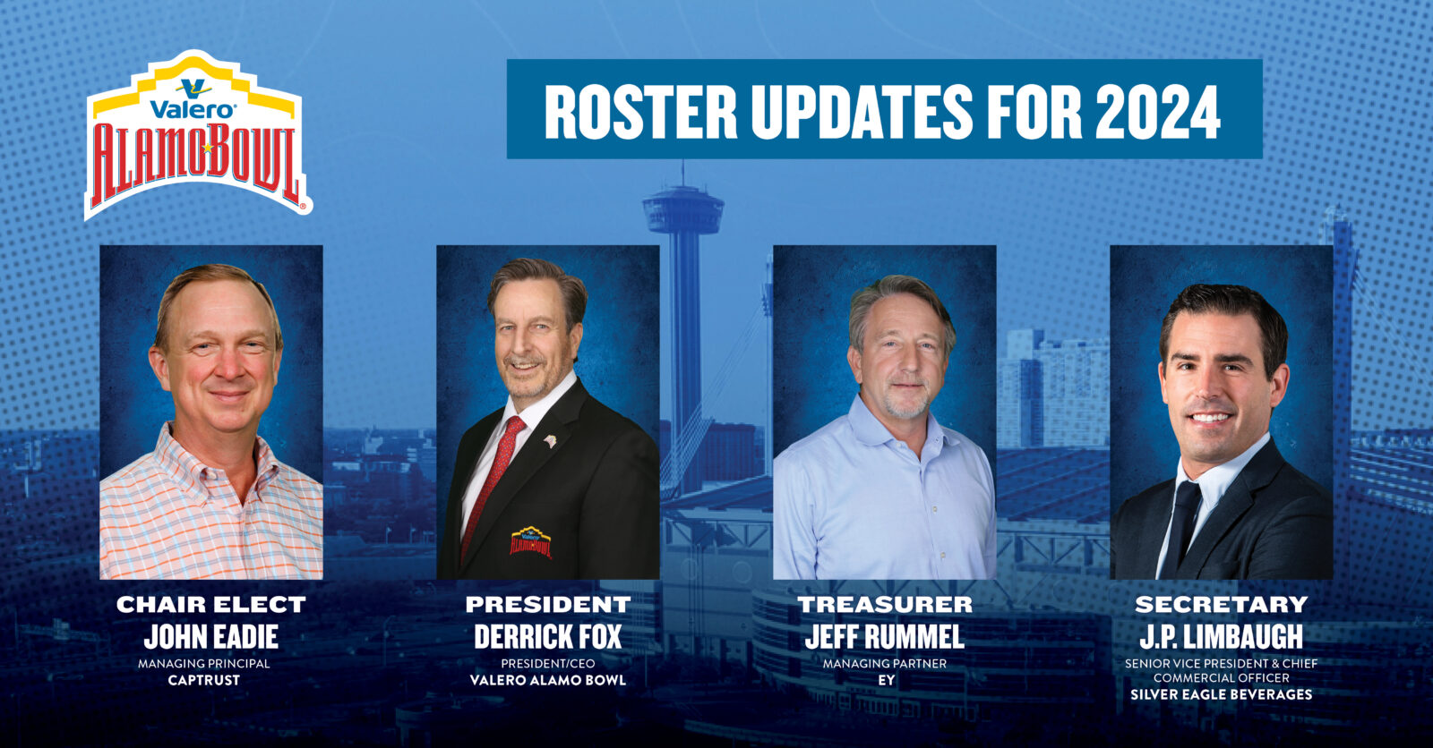 NewOfficers2024 Valero Alamo Bowl