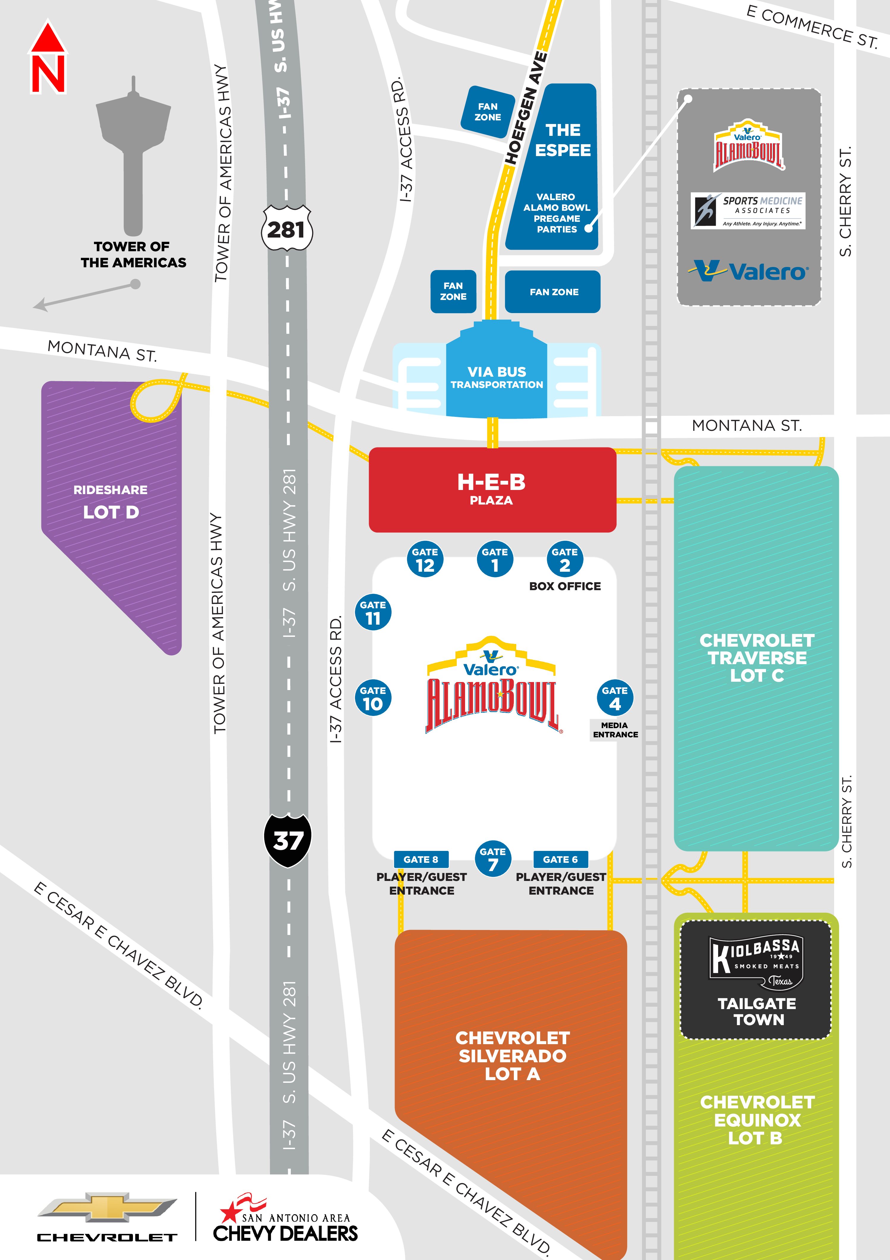 VAB Gameday Map